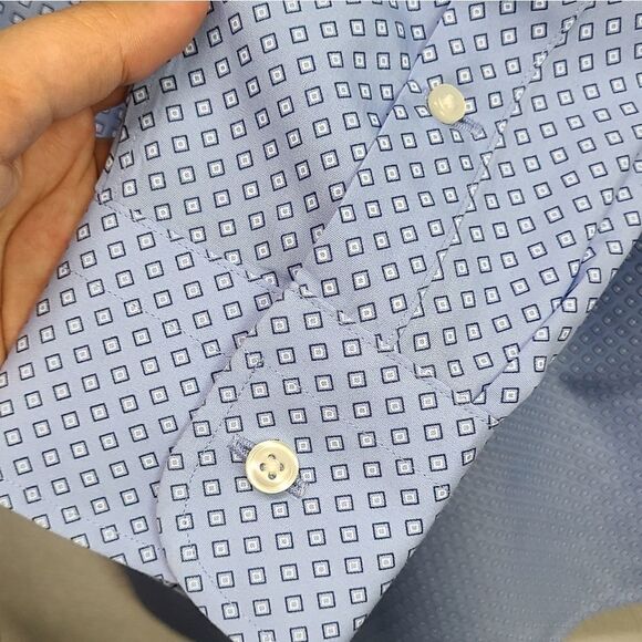 J‎ Crew Men's Slim Fit Button Down Shirt Non-Iron in Blue Size XS - Picture 6 of 6